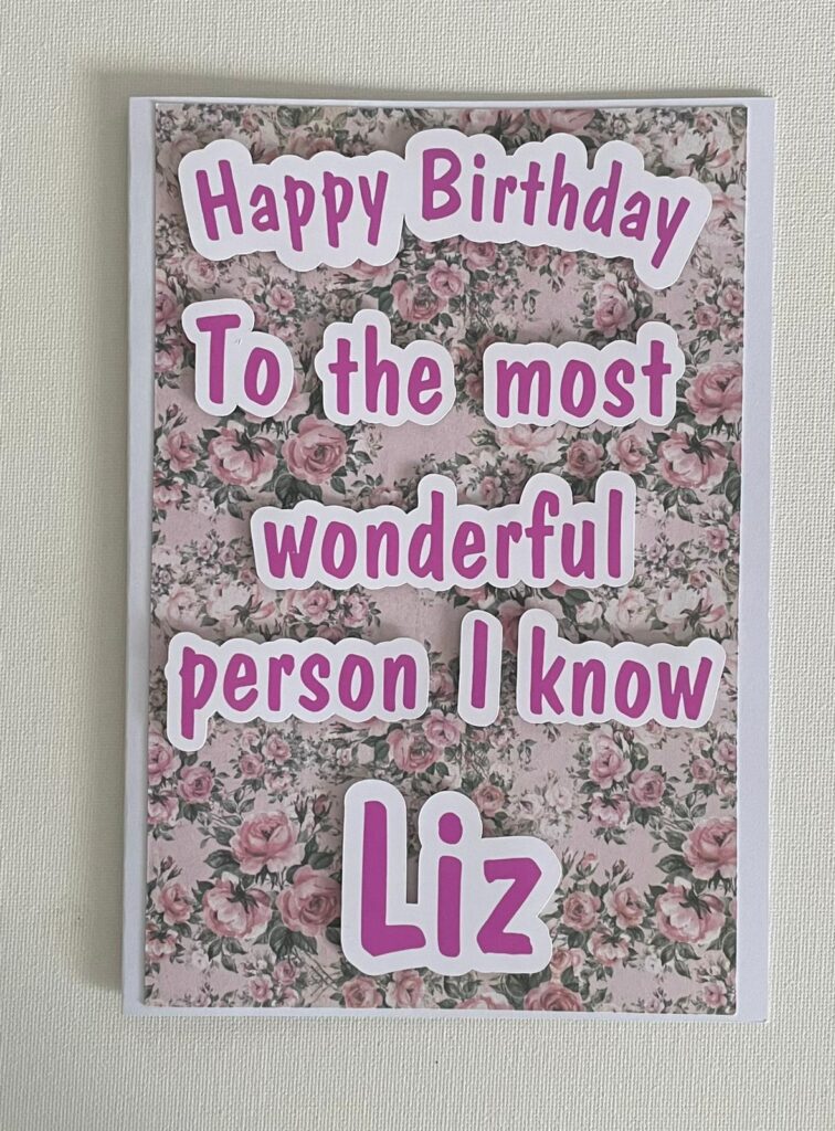 Custom Designs: Tailor your card with personalized messages, photos, and artwork to make Liz’s birthday extra special. Premium Quality: We use high-quality paper and advanced printing technology to create stunning, durable cards. Variety of Options: Choose from various sizes, finishes, and styles to match the birthday theme. Easy Ordering: Our user-friendly online platform makes designing and ordering your custom cards simple and quick. Fast Turnaround: Reliable and efficient service to ensure your personalized birthday cards arrive on time.